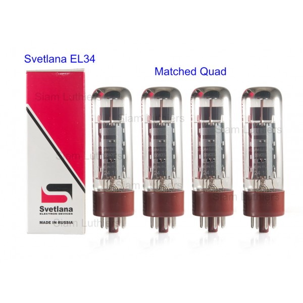 Svetlana EL34 Matched Quad